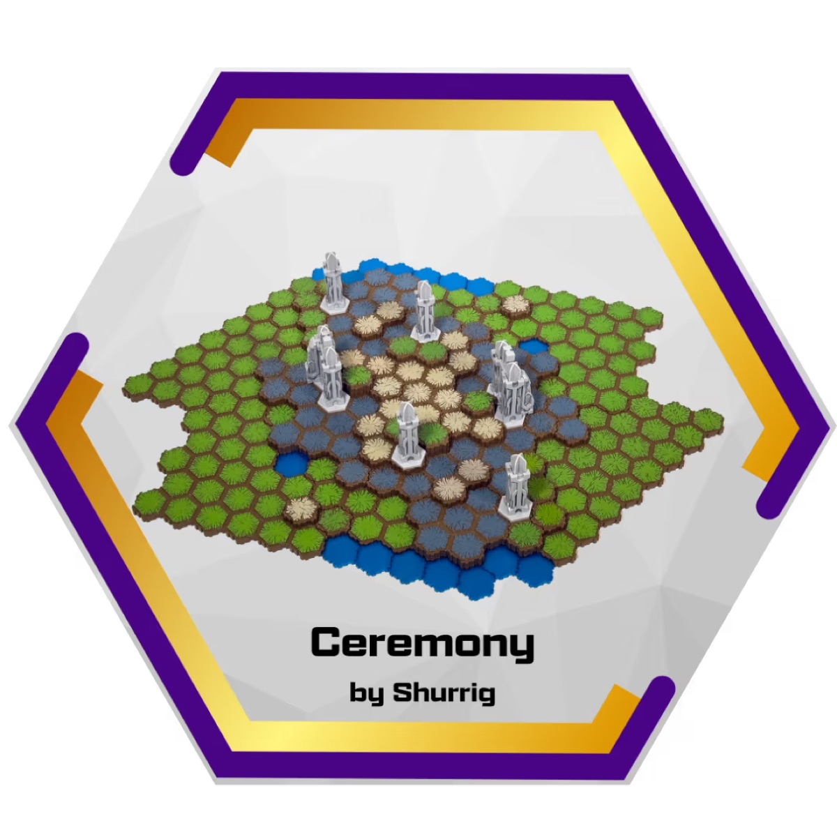 Heroscape-Turnierkarte Ceremony von Shurrig